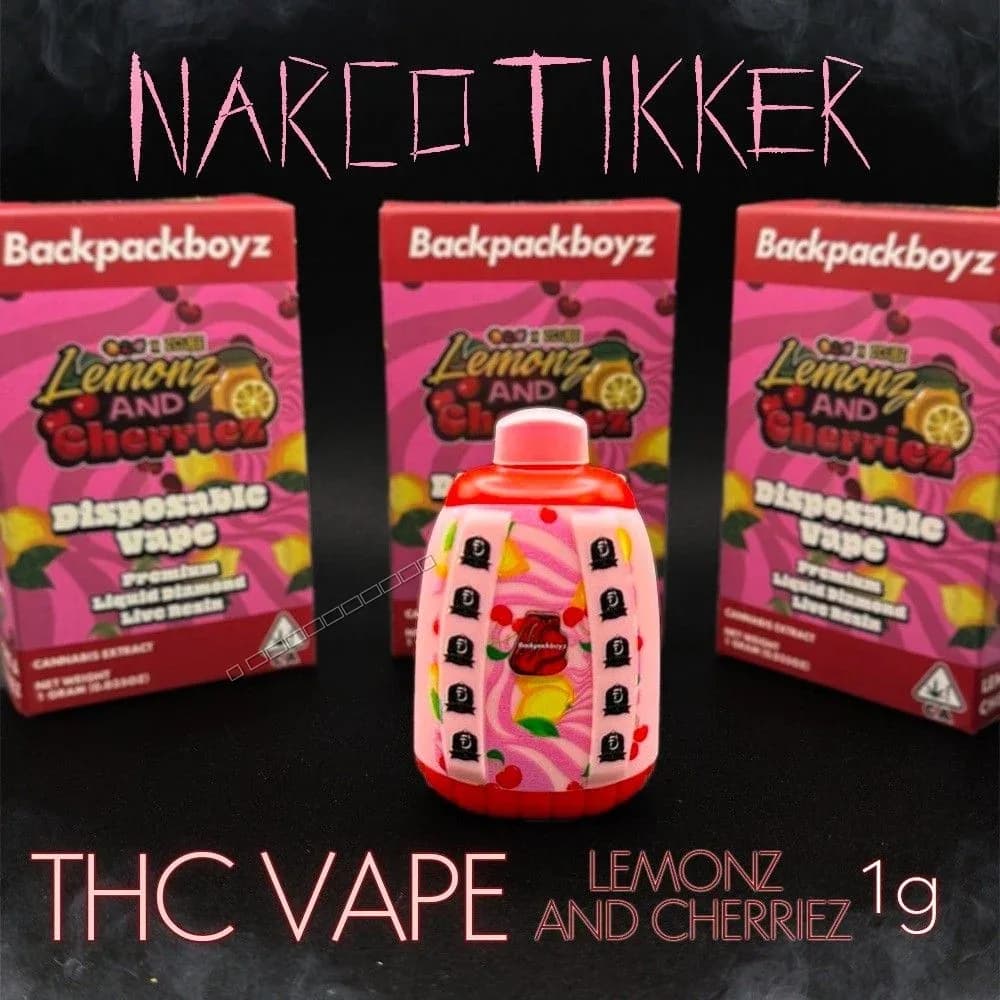 THC Vape 1G 🍒 LEMONZ AND CHERRIEZ by BackpackBoyz