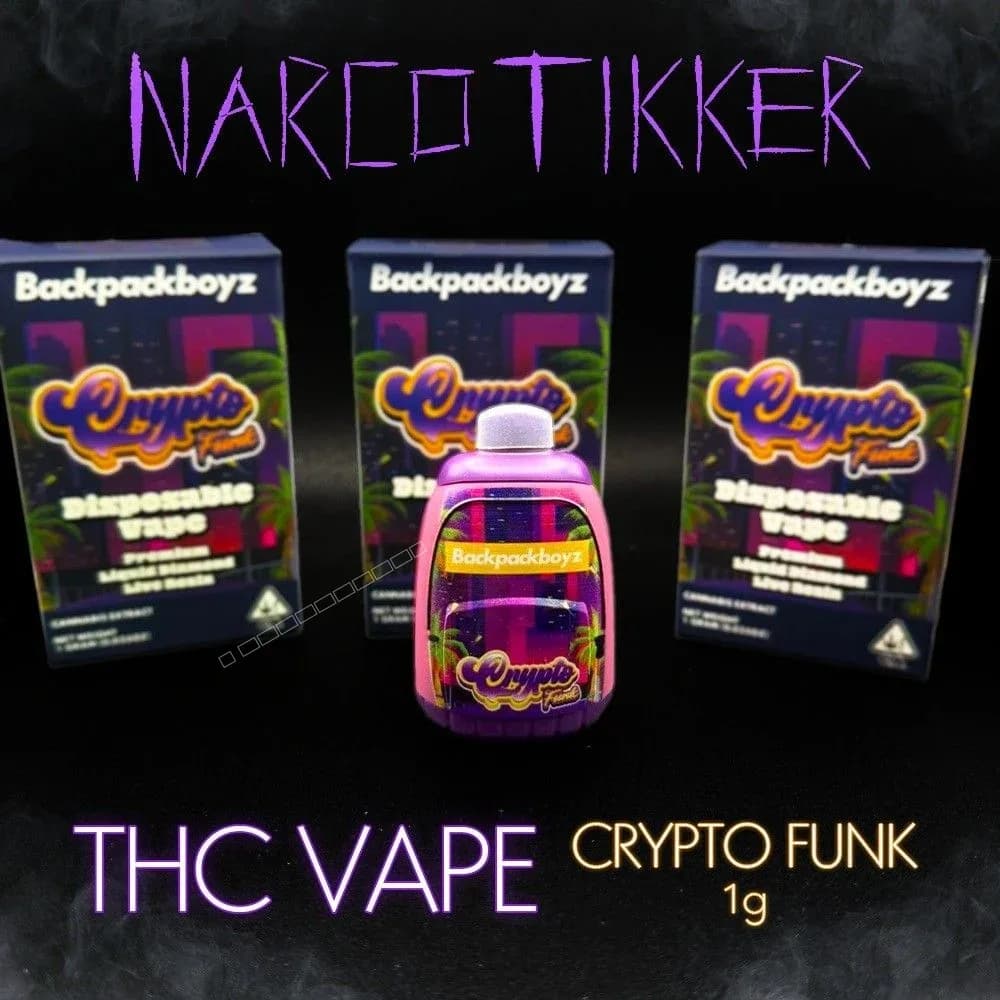 THC Vape 1G 🪩 CRYPTO FUNK by BackpackBoyz