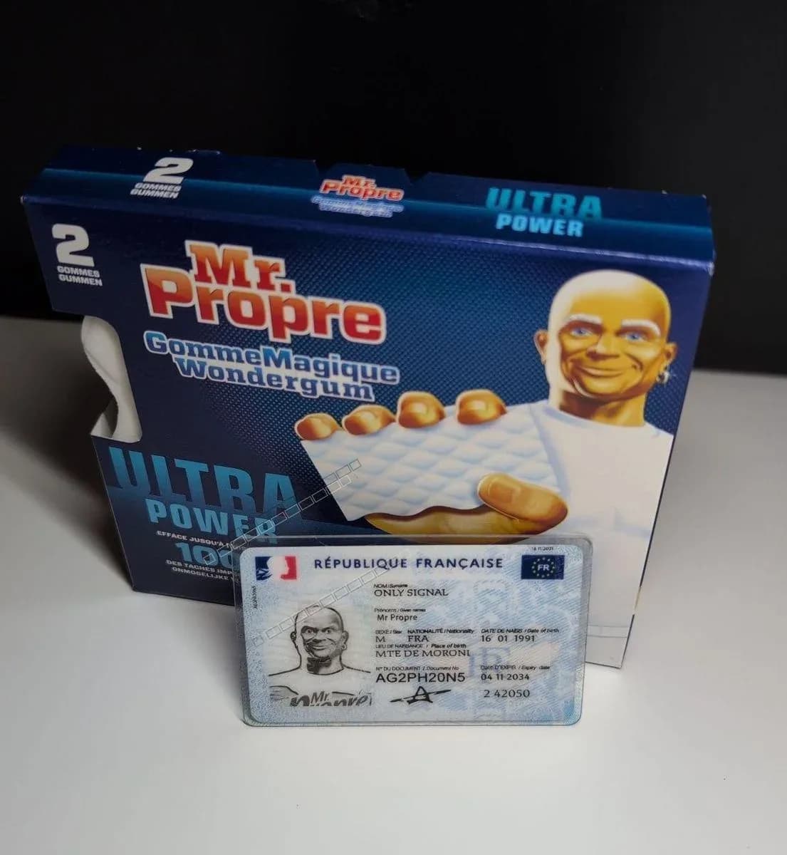 *** Original FRENCH ID / Passeport / DL ***